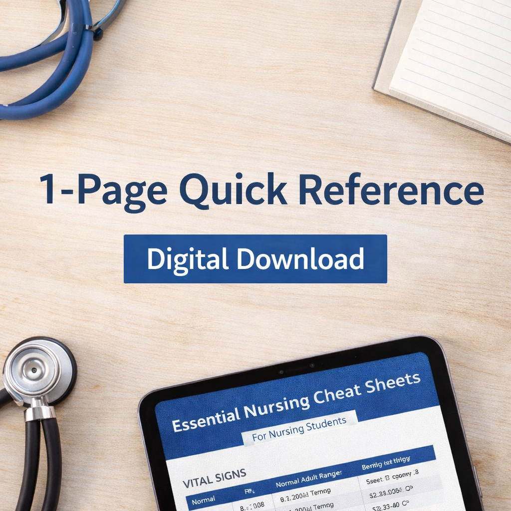 Essential Nursing Cheat Sheets