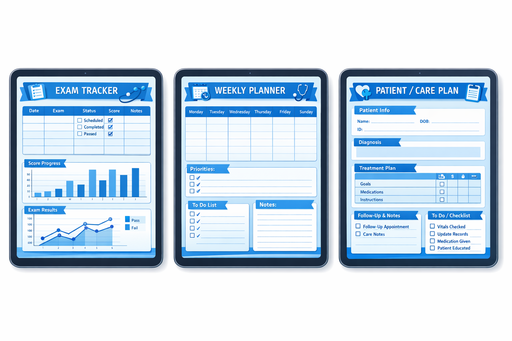 Nursing student planner