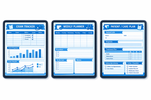 Nursing student planner